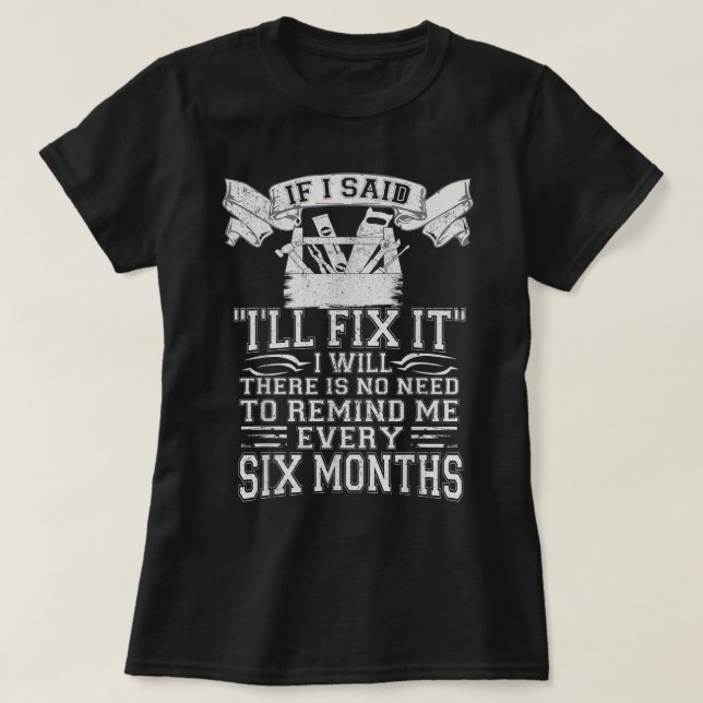 Manar OM JAG SADE ATT JAG SKULLE FÄSTA DET KOMMER  T Shirt (Design framsida)