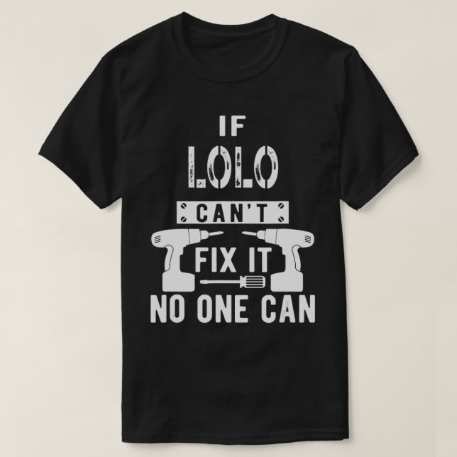 Manar om Lolo inte kan träna det kan ingen Filipin T Shirt (Design framsida)