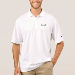 Manar Omega Lambda Delta Long Polo Shirt T Shirt