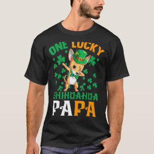 Manar One Lucky Hund Pappa Funny Chihuahua Pappa S T Shirt