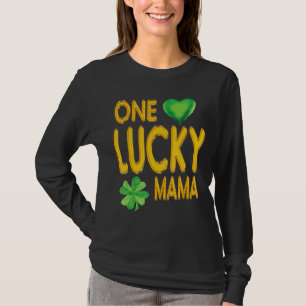 Manar One Lucky Mamma Irish Rainbow Tee Leopard Pa