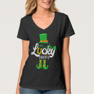 Manar One Lucky Pappy Family Matching St Patricks T Shirt