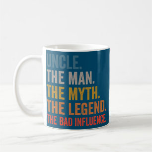 Manar onkel mannen, myten, det onda kaffemugg