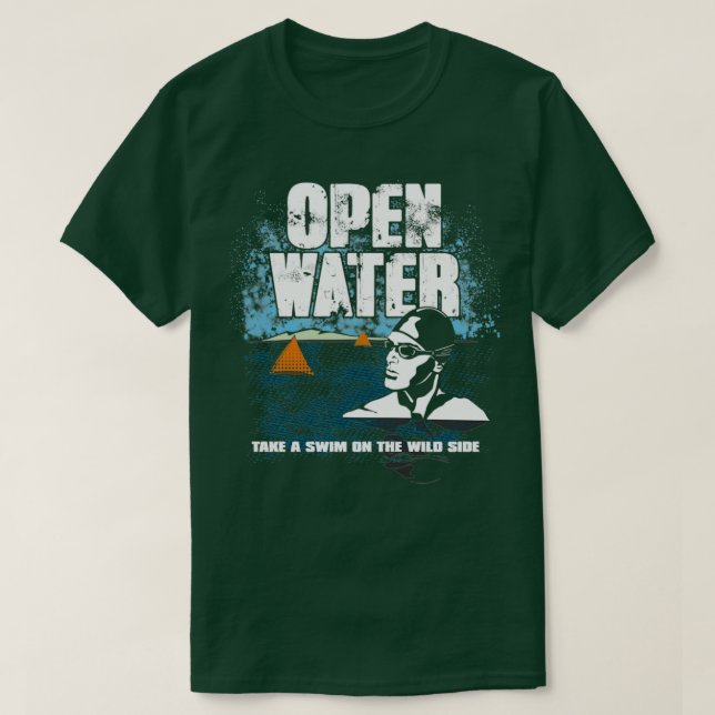 Manar Open Vatten Swimming och Triathlon T Shirt (Design framsida)