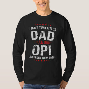 Manar opi Jag har två titlar på Pappa och Sten båd T Shirt