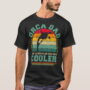 Manar Orca Pappa som ett reguljärt Pappa men koler T Shirt
