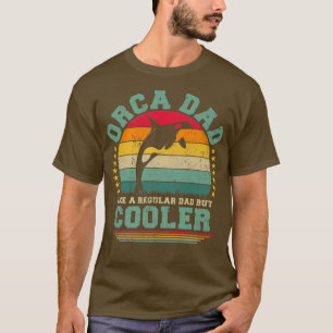 Manar Orca Pappa som ett reguljärt Pappa men koler T Shirt