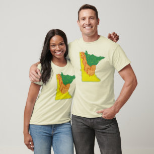 Manar organisk MNA-Utslagsplats-Skjorta T Shirt