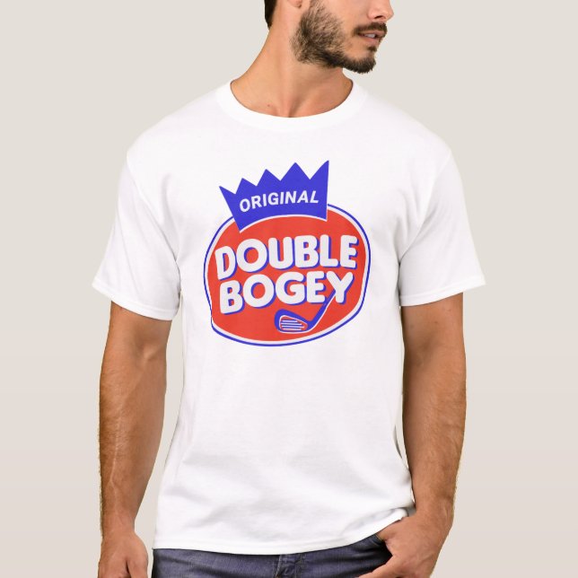Manar Original Dubbla Bogey Golf T Shirt (Framsida)