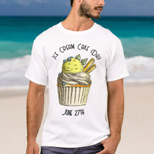 Manar på den nationella iskräppsdagen för Anpassni T Shirt