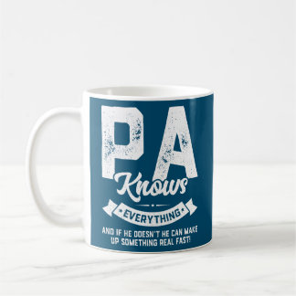Manar Pa känner till allt 60:e Gift Funny Far Kaffemugg
