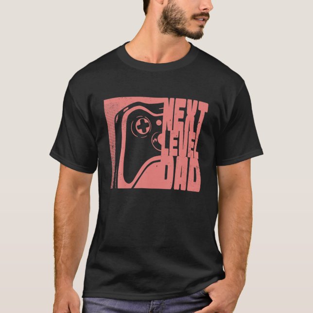 Manar på nästa nivå, Pappa - Gravid-spel T Shirt (Framsida)