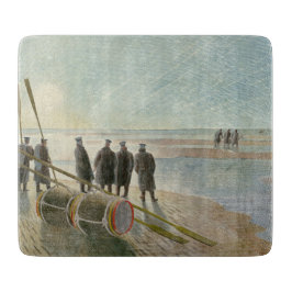 Manar på stranden (farligt arbete vid lågvatten)