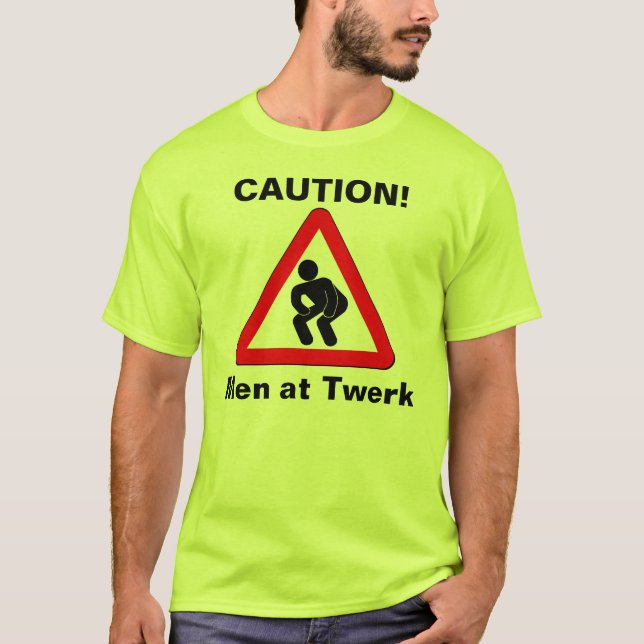 Manar på Twerk Tee Shirt (Framsida)