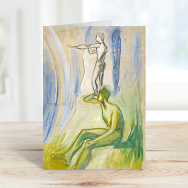 Manar på väg mot Sol | Edvard Munch Kort