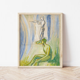 Manar på väg mot Sol | Edvard Munch Poster