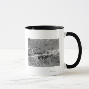 Manar på våg- och tipphattar till fotograf mugg