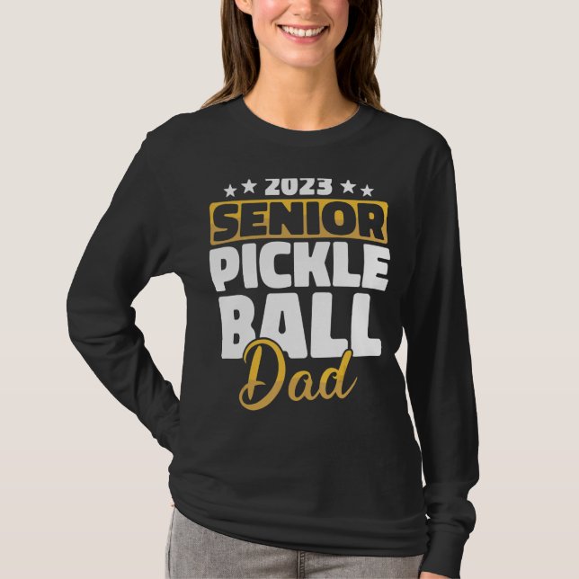 Manar Paddles Pickleball Player Senior Pickleball  T Shirt (Framsida)