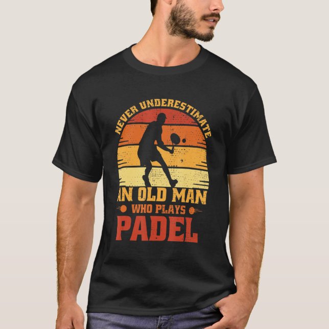 Manar Padel Player Padel-Tennis Sports T Shirt (Framsida)