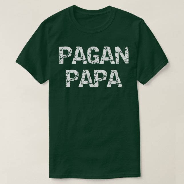 Manar Pagan Pappa Fars dag Cheeky Witch Wiccan d T Shirt (Design framsida)