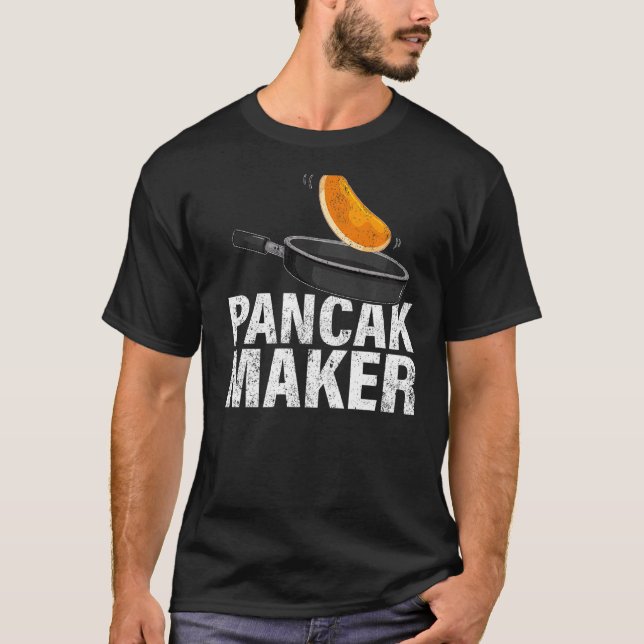Manar Pancake Maker Breakfast Food Pancake Far T Shirt (Framsida)