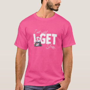 Manar Panda jag äter tills jag får Sömnig Panda T Shirt