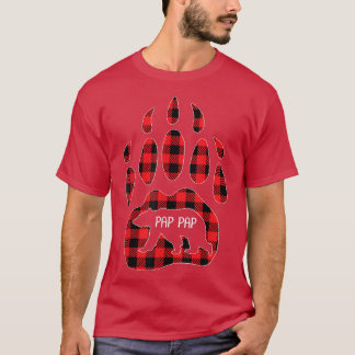 Manar Pap Pap Bear Red Play Buffalo Pap Matchi T Shirt