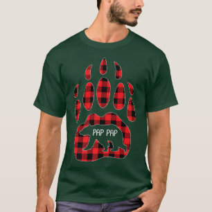 Manar Pap Pap Bear Red Play Buffalo Pap Matchi T Shirt