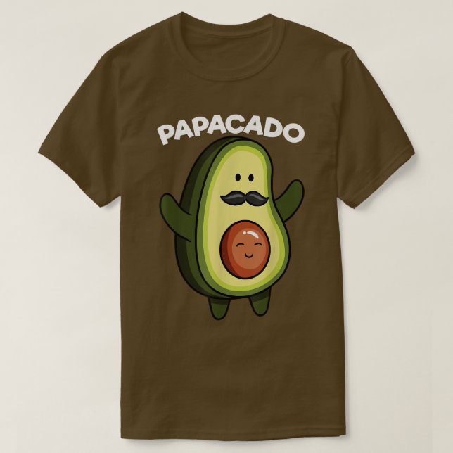 Manar Papacado Funny Avocado Gravid Announement T Shirt (Design framsida)