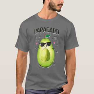Manar Papacado Funny Gift för ny pappa eller pappa T Shirt