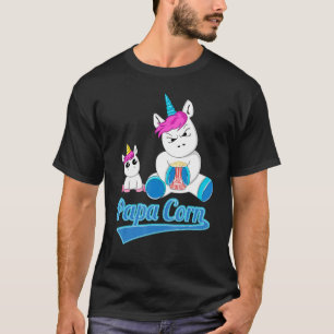 Manar PapaCorn Fars dag Pappa Maj Unicorn PopCo T Shirt