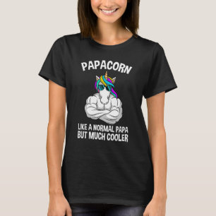 Manar Papacorn som Normal Pappa Endast kylare Far T Shirt