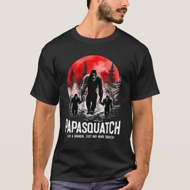 Manar Papasquatch som en morfar... T Shirt (Framsida)