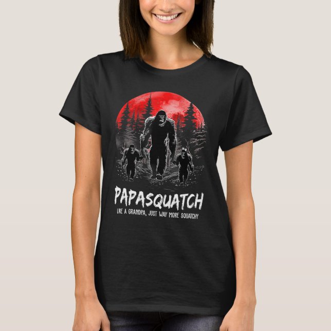 Manar Papasquatch som en morfar... T Shirt (Framsida)