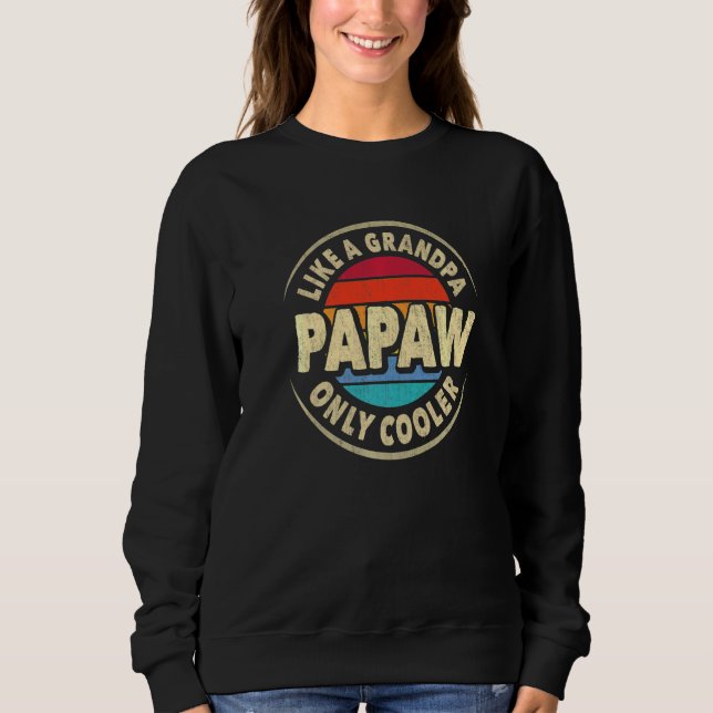 Manar Papaw-definition som en morfar-enfärgare T Shirt (Framsida)