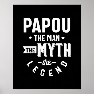 Manar Papou Mannen, myten om lygendgift Poster
