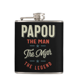 Manar Papou Shirt Gift: mannen myten om lydelsen Fickplunta