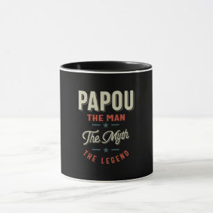 Manar Papou Shirt Gift: mannen myten om lydelsen Mugg