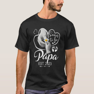 Manar Pappa 2023 Fars dag Första gången Pappa T Shirt