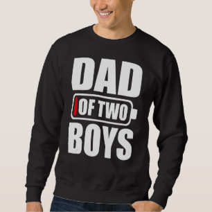 Manar Pappa, 2 pojkar, 2 sjöar Fars dag 2 Lång Ärmad Tröja