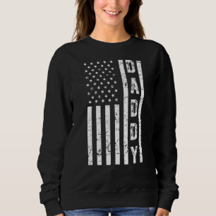 Manar pappa American Flagga Fars dag Patriotic Usa T Shirt