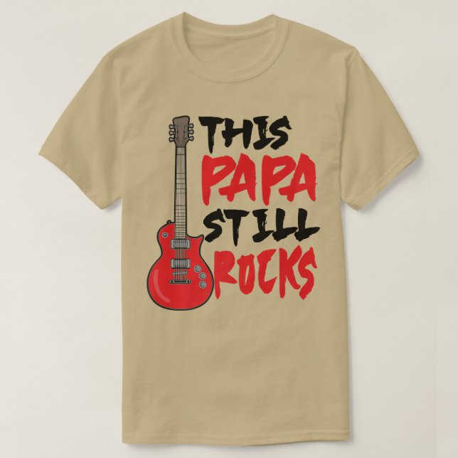 Manar Pappa ännu Sten, Guitar Pappa826 T Shirt (Design framsida)