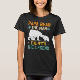 Manar Pappa bär människan Myth Legend Bear Pappa F T Shirt