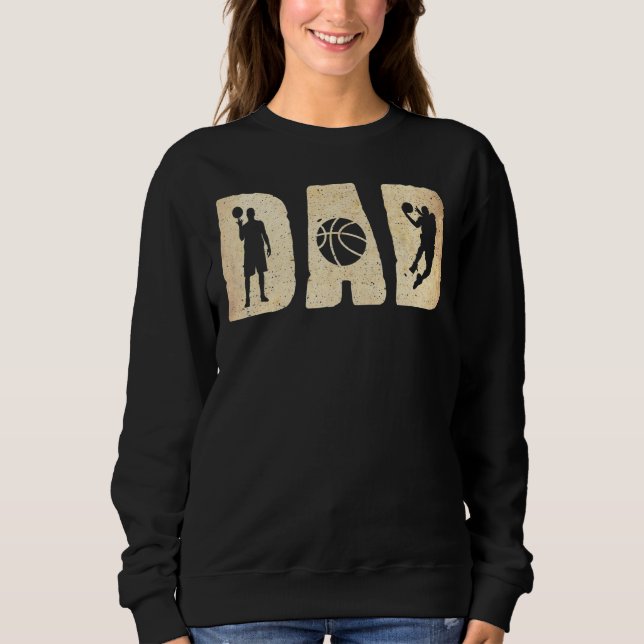Manar Pappa Basketball Fars dag T Shirt (Framsida)