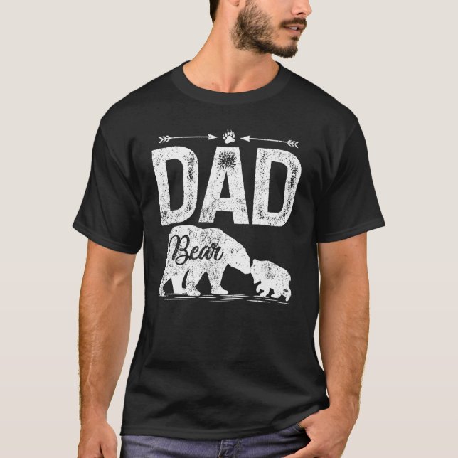 Manar Pappa Bear Animal Matching Pappa Bear Pappor T Shirt (Framsida)