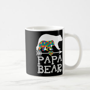 Manar Pappa Bear Autism Manar Far pappa Autism Awa Kaffemugg