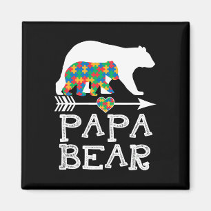 Manar Pappa Bear Autism Manar Far pappa Autism Awa Magnet