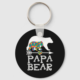Manar Pappa Bear Autism Manar Far pappa Autism Awa Nyckelring