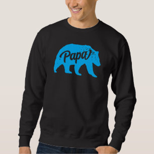 Manar Pappa Bear Cudely Lovable Strong Cute Pappa Lång Ärmad Tröja