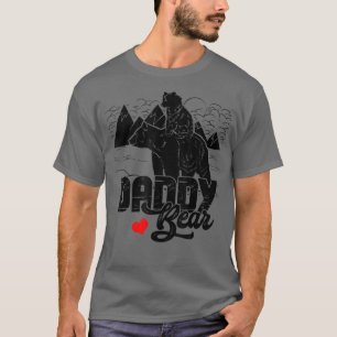 Manar pappa Bear Cute Baby Unge Pappa Pappa A Pops T Shirt